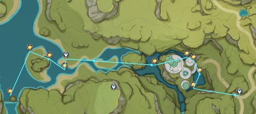 《原神月莲采集路线大揭秘》（探索神秘之地）  第3张