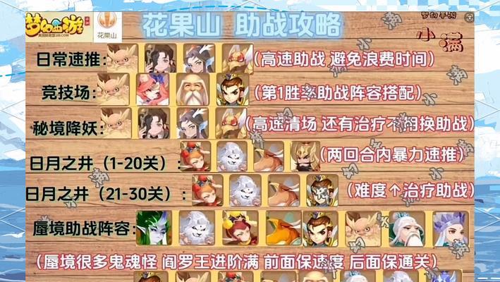如何前往梦幻西游中的旧世花果山？  第2张