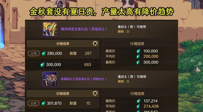 地下城手游区物价便宜意味着什么？对玩家有什么好处？  第1张
