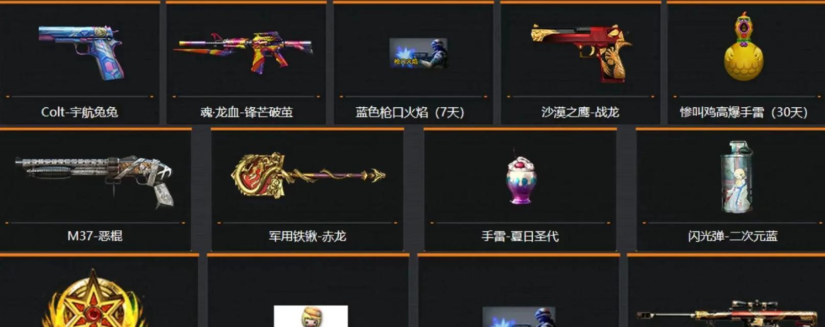 cf所有武器集齐需要多少费用？集齐后有什么好处？  第3张