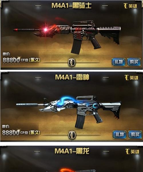 CF枪械种类有多少？如何分类？  第1张