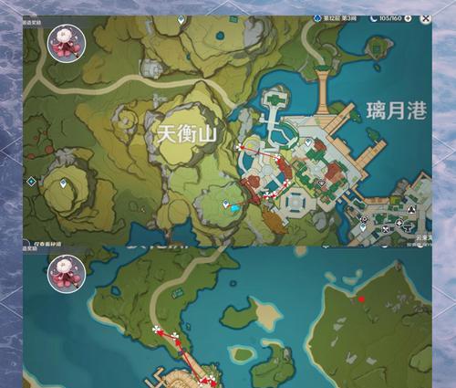 《原神》三层封印位置坐标一览（揭秘三层封印的位置及解谜方法）  第2张